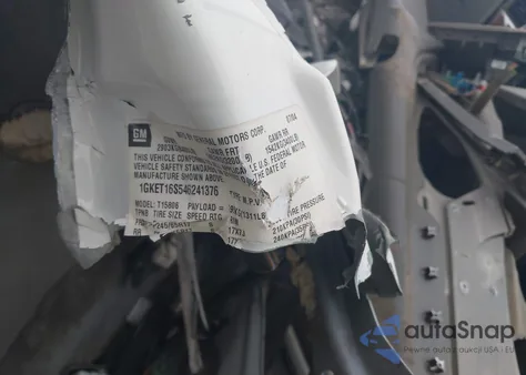 2004 GMC Envoy Xl Slt из США, поврежденный, VIN 1GKET16S546241376